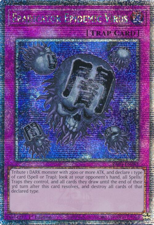 Eradicator Epidemic Virus (Quarter Century Secret Rare) [RA03-EN183] Quarter Century Secret Rare | Galaxy Games LLC