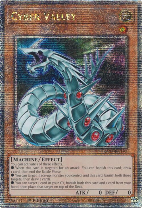 Cyber Valley (Quarter Century Secret Rare) [RA03-EN192] Quarter Century Secret Rare | Galaxy Games LLC