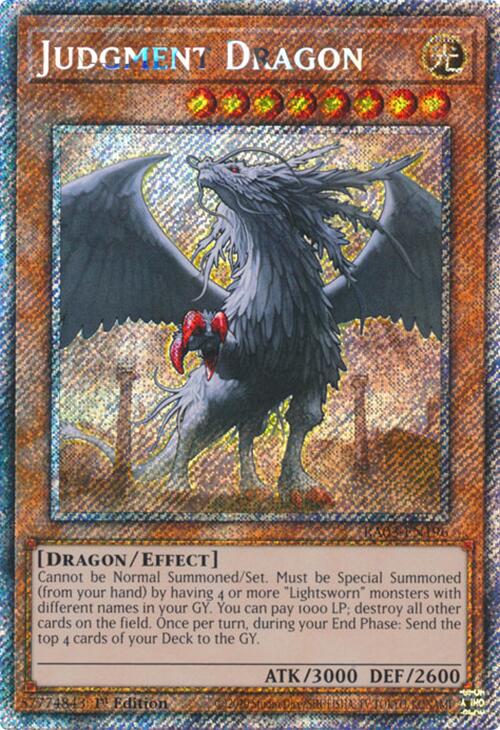 Judgment Dragon (Platinum Secret Rare) [RA03-EN196] Platinum Secret Rare | Galaxy Games LLC