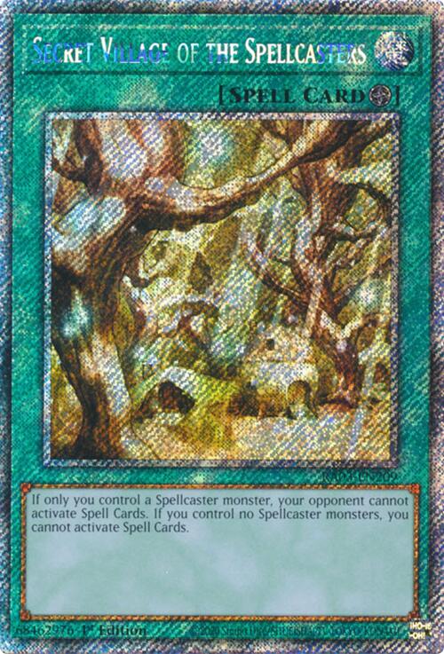 Secret Village of the Spellcasters (Platinum Secret Rare) [RA03-EN209] Platinum Secret Rare | Galaxy Games LLC