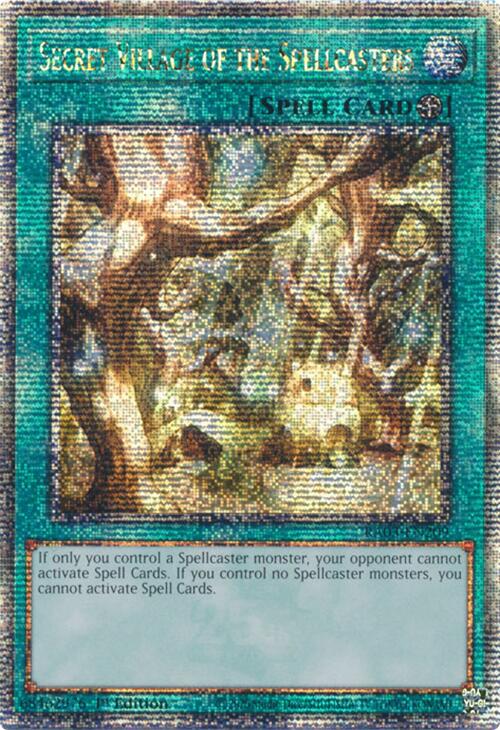 Secret Village of the Spellcasters (Quarter Century Secret Rare) [RA03-EN209] Quarter Century Secret Rare | Galaxy Games LLC