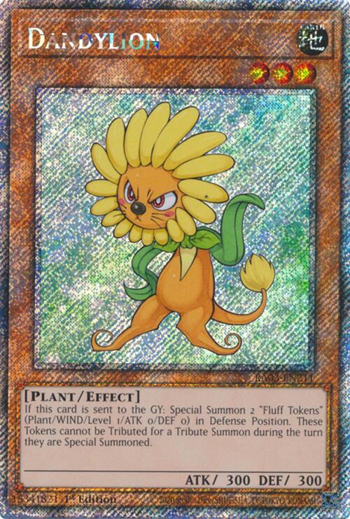 Dandylion (Platinum Secret Rare) [RA03-EN211] Platinum Secret Rare | Galaxy Games LLC