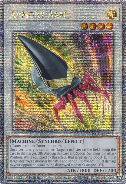 Armory Arm (Quarter Century Secret Rare) [RA03-EN213] Quarter Century Secret Rare | Galaxy Games LLC