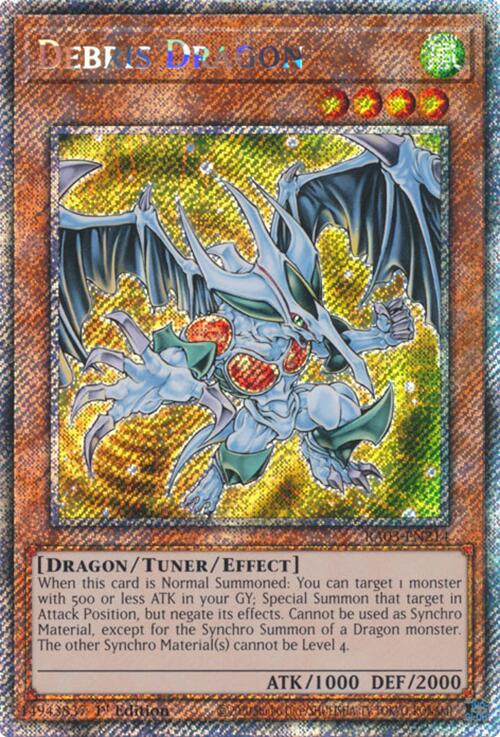 Debris Dragon (Platinum Secret Rare) [RA03-EN214] Platinum Secret Rare | Galaxy Games LLC