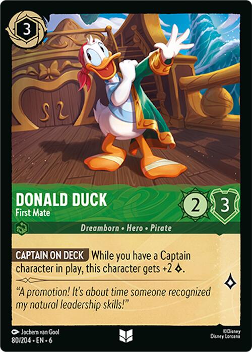 Donald Duck - First Mate (80/204) [Azurite Sea] | Galaxy Games LLC
