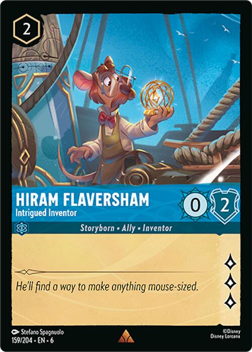 Hiram Flaversham - Intrigued Inventor (159/204) [Azurite Sea] | Galaxy Games LLC