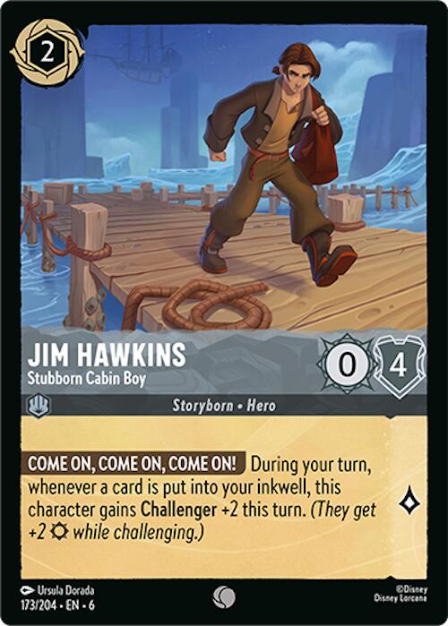 Jim Hawkins - Stubborn Cabin Boy (173/204) [Azurite Sea] | Galaxy Games LLC