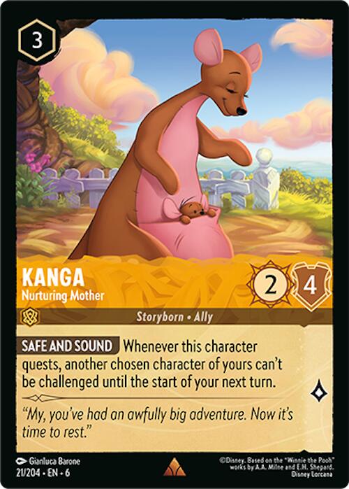 Kanga - Nurturing Mother (21/204) [Azurite Sea] | Galaxy Games LLC