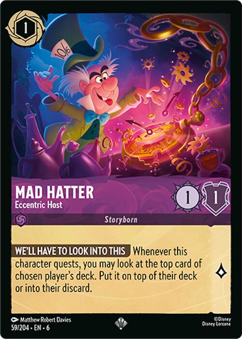 Mad Hatter - Eccentric Host (59/204) [Azurite Sea] | Galaxy Games LLC