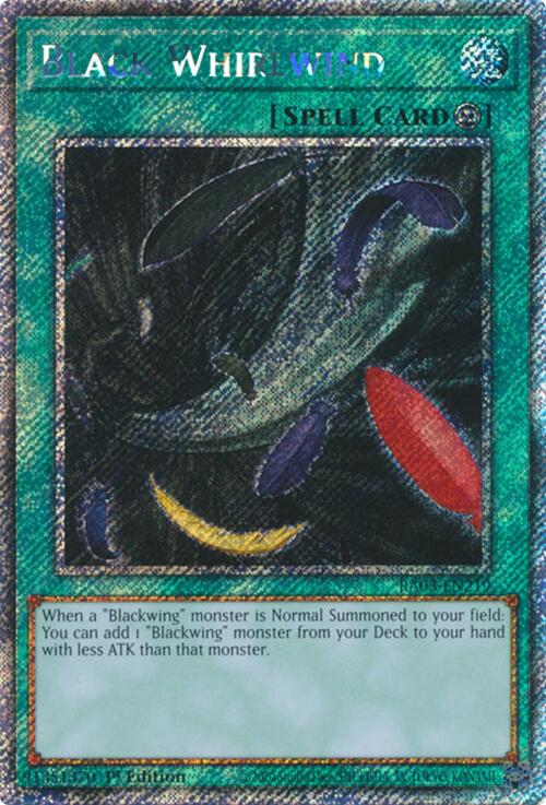 Black Whirlwind (Platinum Secret Rare) [RA03-EN219] Platinum Secret Rare | Galaxy Games LLC