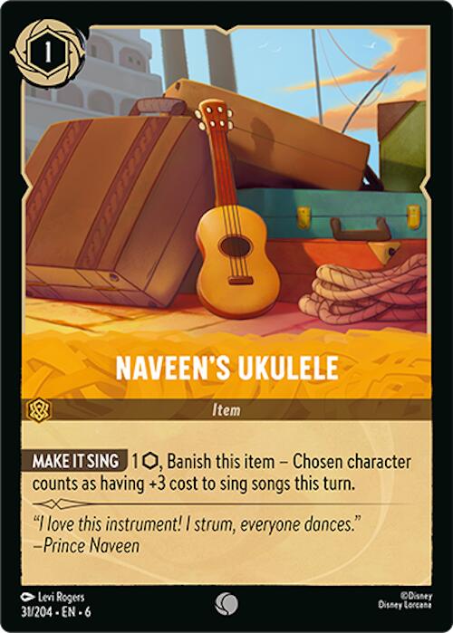 Naveen's Ukulele (31/204) [Azurite Sea] | Galaxy Games LLC