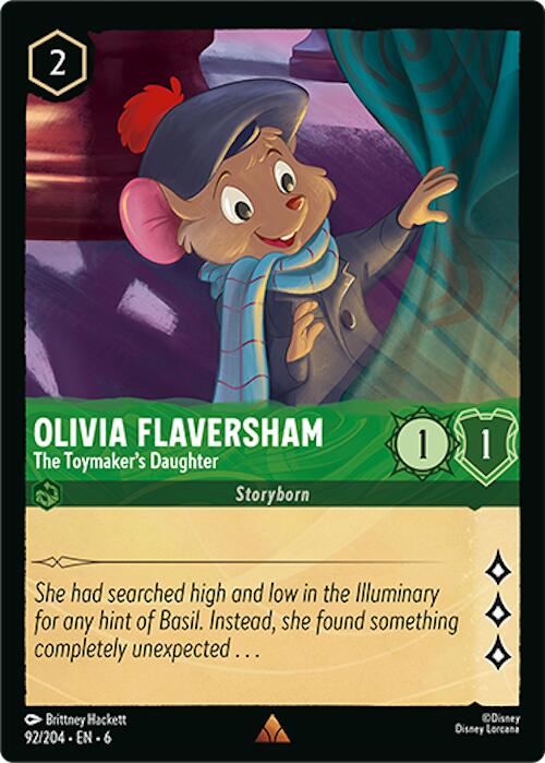 Olivia Flaversham - The Toymaker's Daughter (92/204) [Azurite Sea] | Galaxy Games LLC