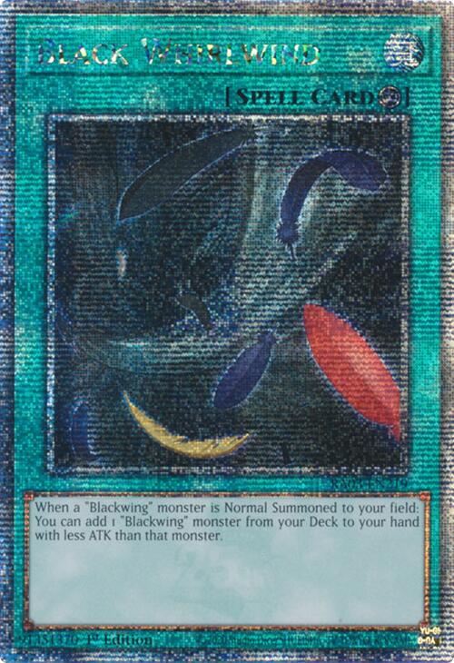 Black Whirlwind (Quarter Century Secret Rare) [RA03-EN219] Quarter Century Secret Rare | Galaxy Games LLC