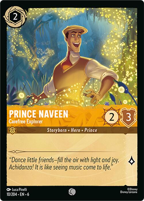Prince Naveen - Carefree Explorer (10/204) [Azurite Sea] | Galaxy Games LLC