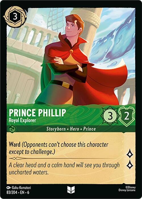 Prince Phillip - Royal Explorer (83/204) [Azurite Sea] | Galaxy Games LLC