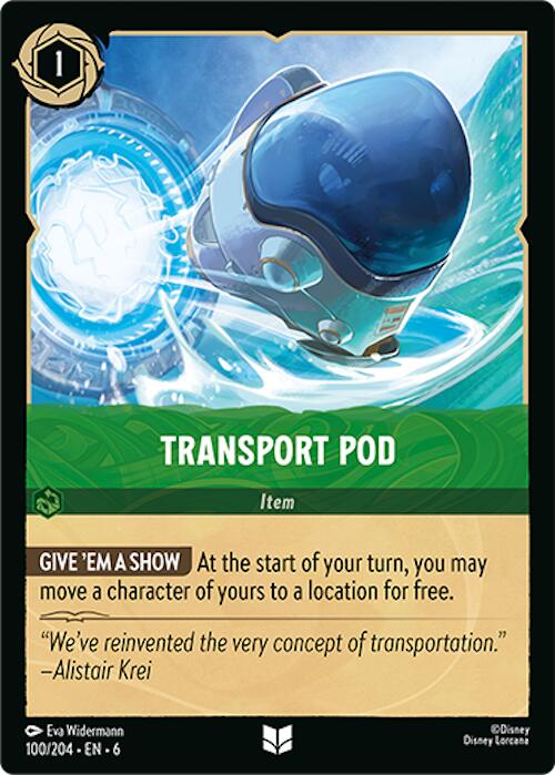 Transport Pod (100/204) [Azurite Sea] | Galaxy Games LLC