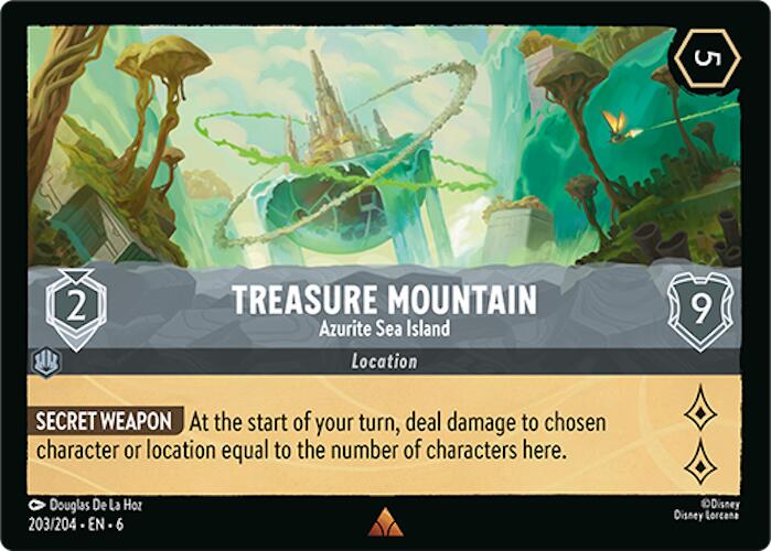 Treasure Mountain - Azurite Sea Island (203/204) [Azurite Sea] | Galaxy Games LLC