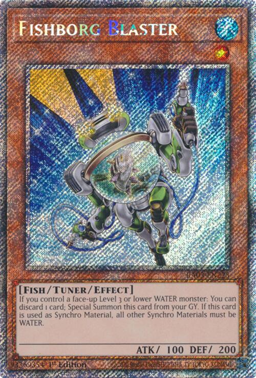 Fishborg Blaster (Platinum Secret Rare) [RA03-EN225] Platinum Secret Rare | Galaxy Games LLC