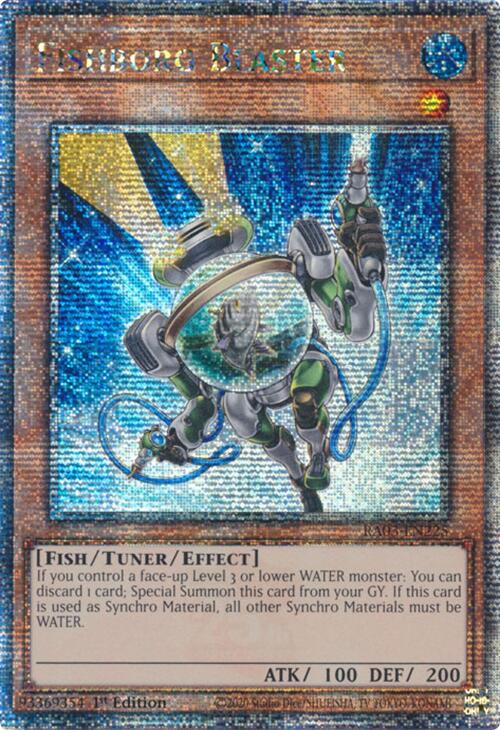 Fishborg Blaster (Quarter Century Secret Rare) [RA03-EN225] Quarter Century Secret Rare | Galaxy Games LLC