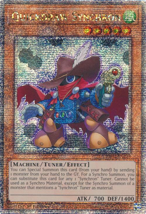 Quickdraw Synchron (Quarter Century Secret Rare) [RA03-EN228] Quarter Century Secret Rare | Galaxy Games LLC