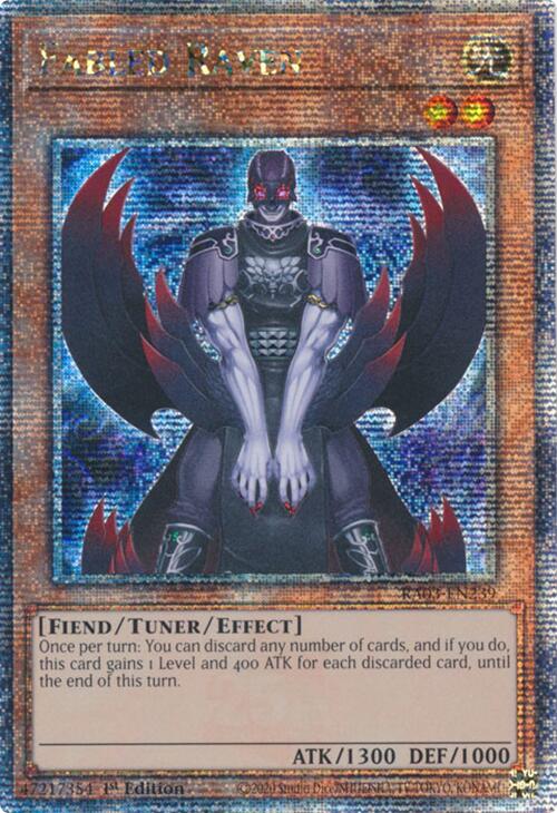 Fabled Raven (Quarter Century Secret Rare) [RA03-EN239] Quarter Century Secret Rare | Galaxy Games LLC