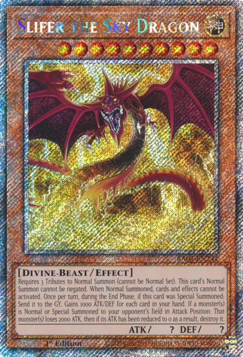 Slifer the Sky Dragon (Platinum Secret Rare) [RA03-EN244] Platinum Secret Rare | Galaxy Games LLC