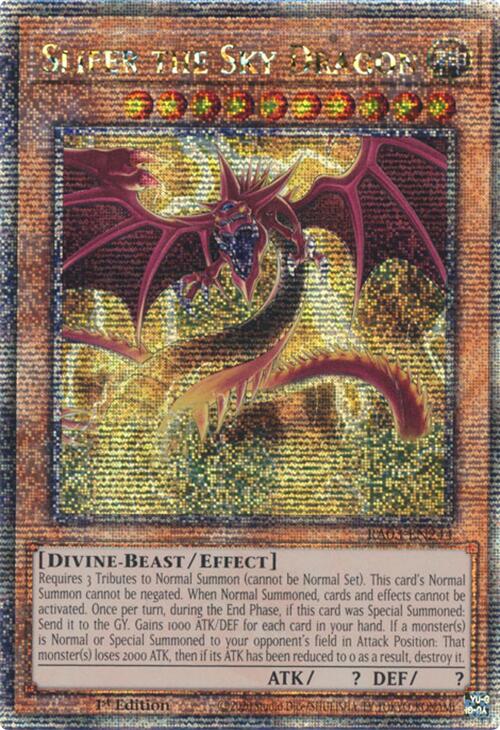 Slifer the Sky Dragon (Quarter Century Secret Rare) [RA03-EN244] Quarter Century Secret Rare | Galaxy Games LLC