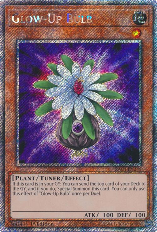 Glow-Up Bulb (Platinum Secret Rare) [RA03-EN245] Platinum Secret Rare | Galaxy Games LLC