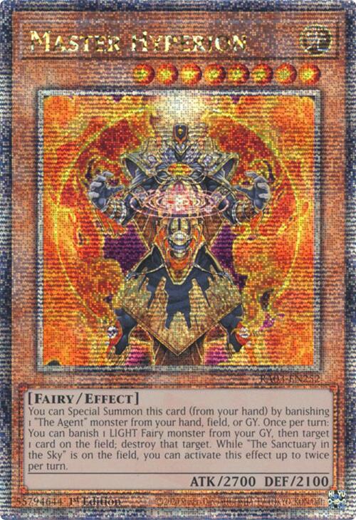 Master Hyperion (Quarter Century Secret Rare) [RA03-EN252] Quarter Century Secret Rare | Galaxy Games LLC