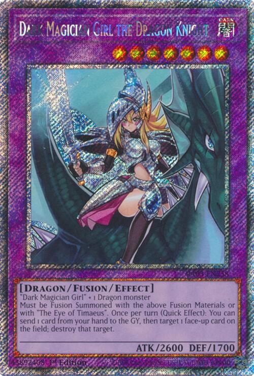 Dark Magician Girl the Dragon Knight (Platinum Secret Rare) [RA03-EN258] Platinum Secret Rare | Galaxy Games LLC