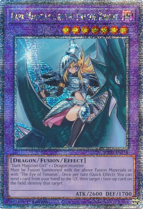 Dark Magician Girl the Dragon Knight (Quarter Century Secret Rare) [RA03-EN258] Quarter Century Secret Rare | Galaxy Games LLC