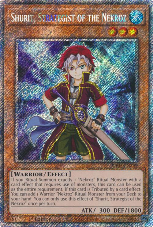 Shurit, Strategist of the Nekroz (Platinum Secret Rare) [RA03-EN259] Platinum Secret Rare | Galaxy Games LLC