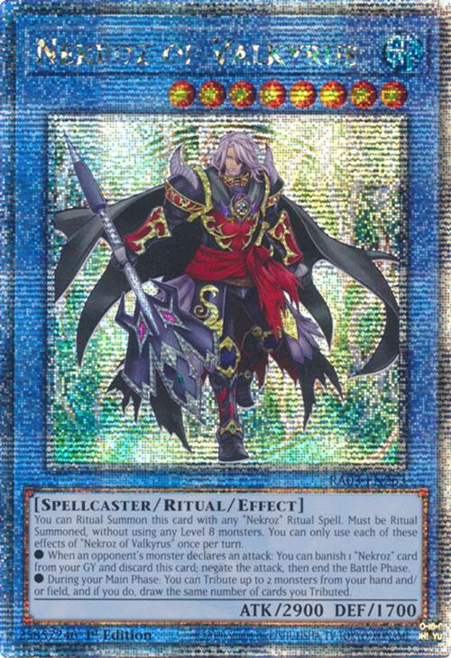 Nekroz of Valkyrus (Quarter Century Secret Rare) [RA03-EN263] Quarter Century Secret Rare | Galaxy Games LLC