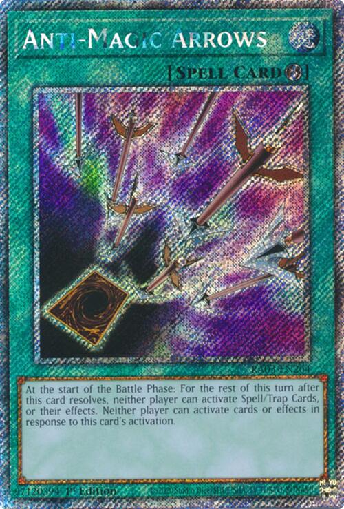 Anti-Magic Arrows (Platinum Secret Rare) [RA03-EN264] Platinum Secret Rare | Galaxy Games LLC