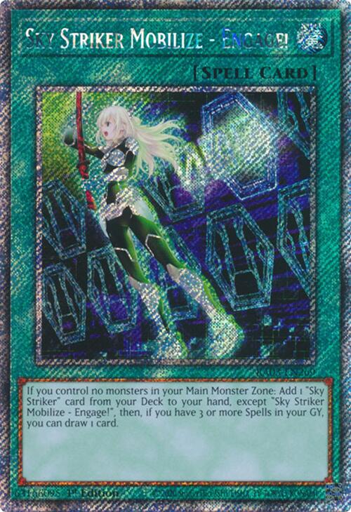 Sky Striker Mobilize - Engage! (Platinum Secret Rare) [RA03-EN269] Platinum Secret Rare | Galaxy Games LLC