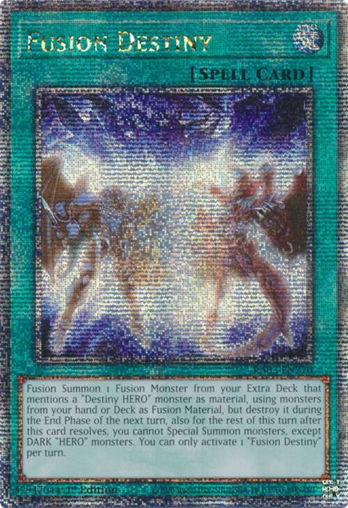 Fusion Destiny (Quarter Century Secret Rare) [RA03-EN270] Quarter Century Secret Rare | Galaxy Games LLC