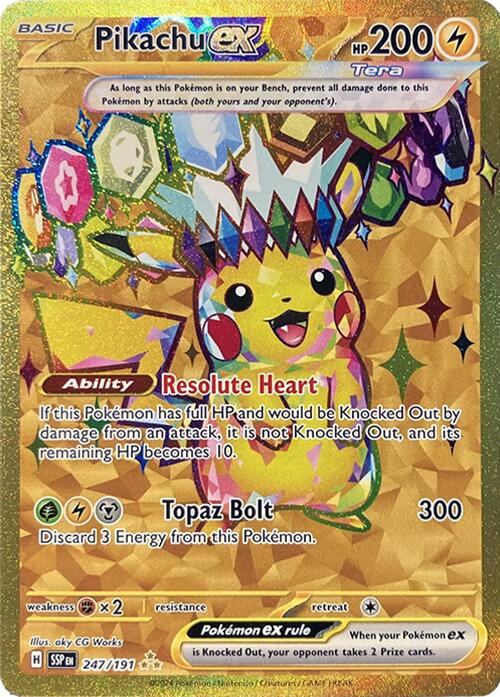 Pikachu ex (247/191) [Scarlet & Violet: Surging Sparks] | Galaxy Games LLC