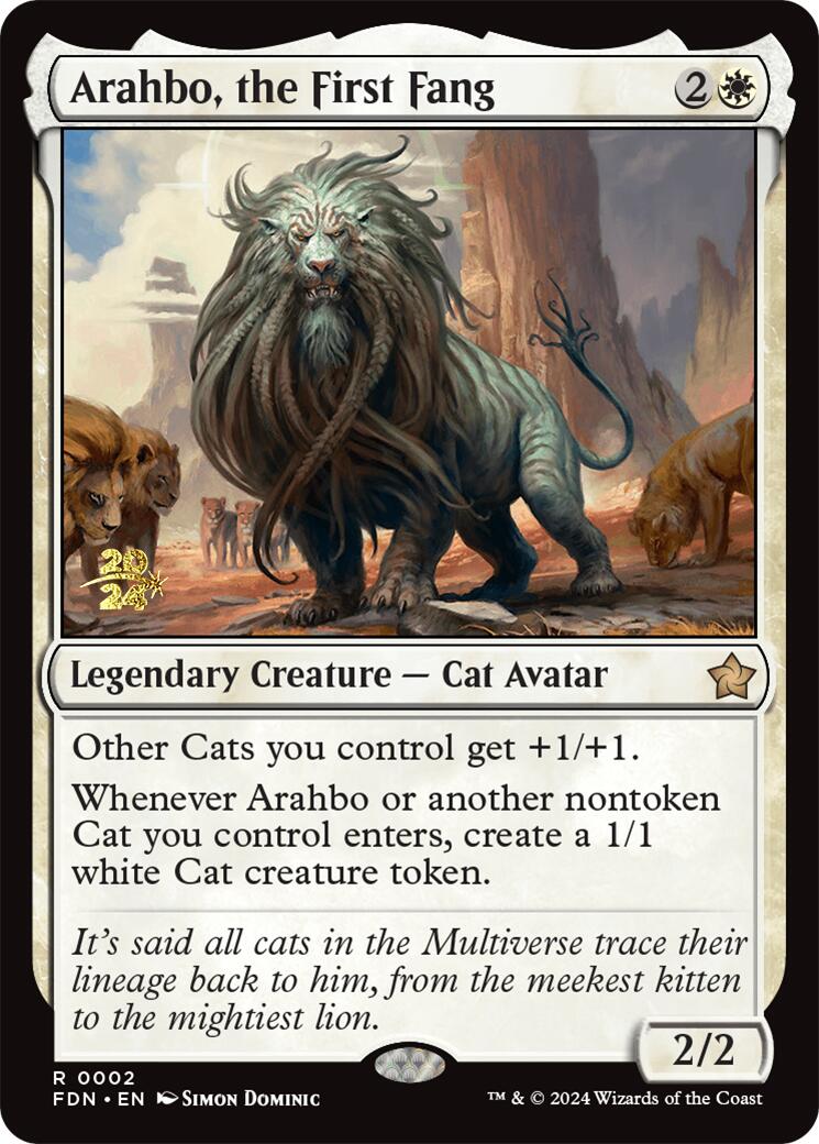 Arahbo, the First Fang [Foundations Prerelease Promos] | Galaxy Games LLC