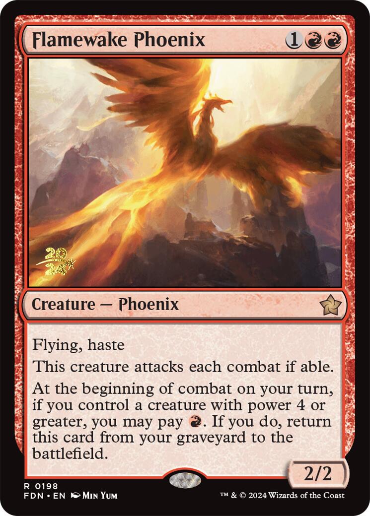 Flamewake Phoenix [Foundations Prerelease Promos] | Galaxy Games LLC