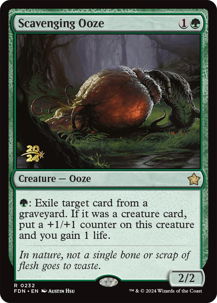 Scavenging Ooze [Foundations Prerelease Promos] | Galaxy Games LLC