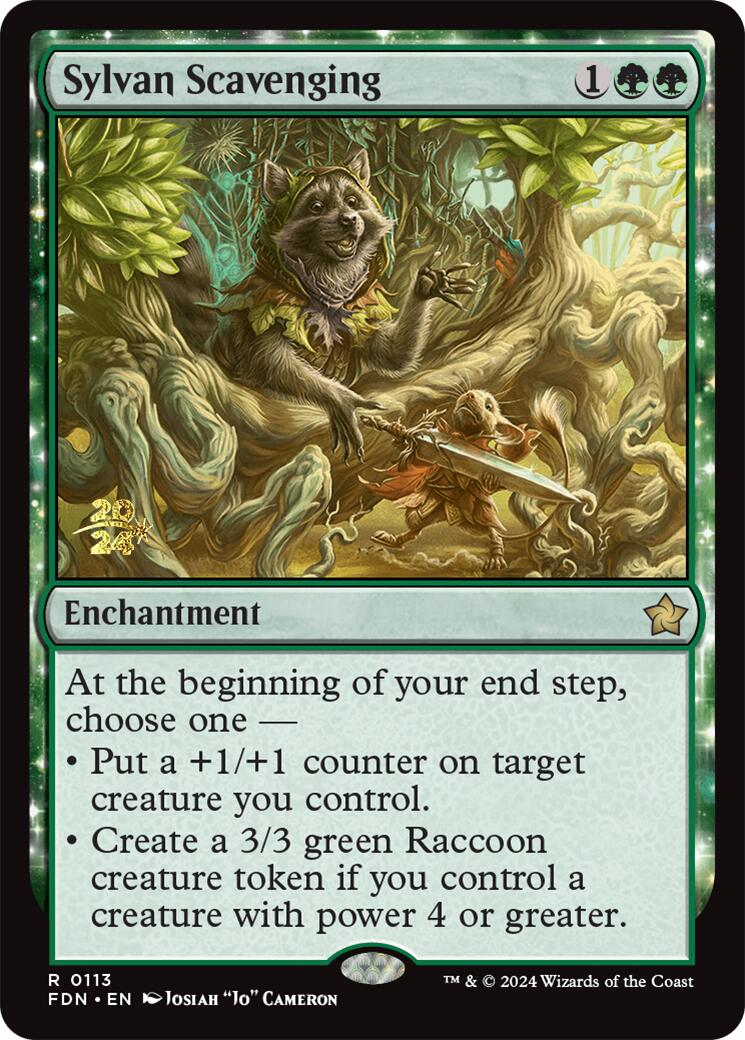 Sylvan Scavenging [Foundations Prerelease Promos] | Galaxy Games LLC