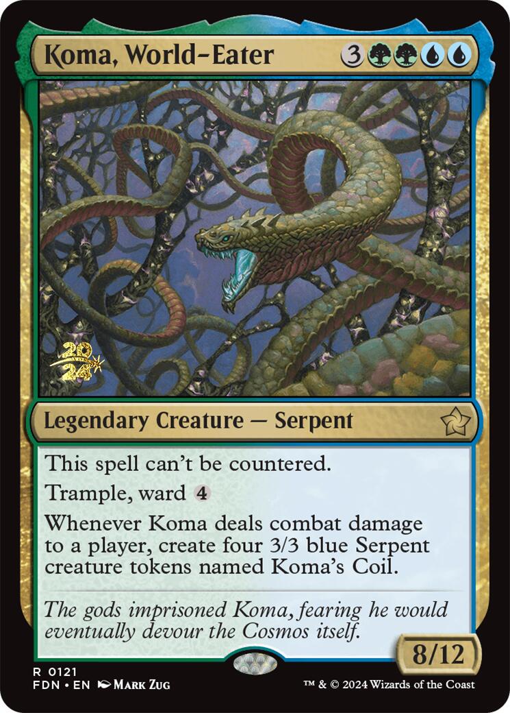 Koma, World-Eater [Foundations Prerelease Promos] | Galaxy Games LLC