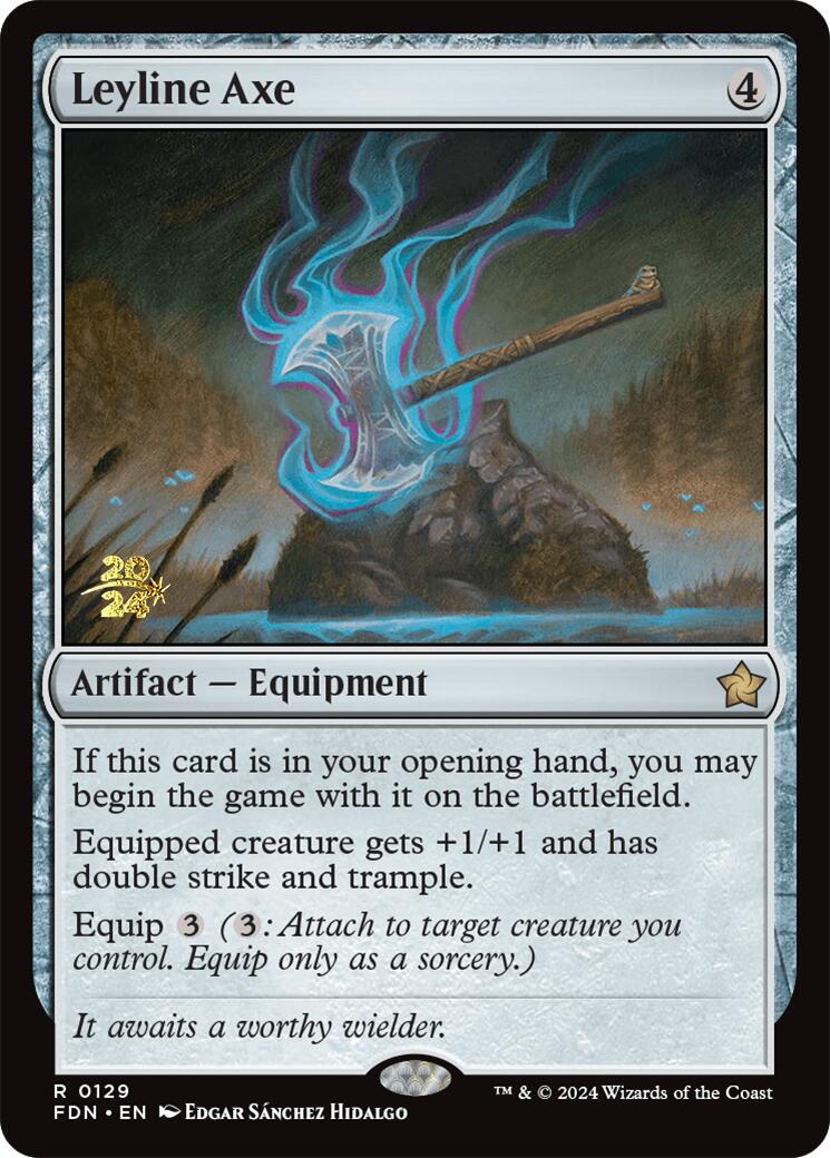 Leyline Axe [Foundations Prerelease Promos] | Galaxy Games LLC