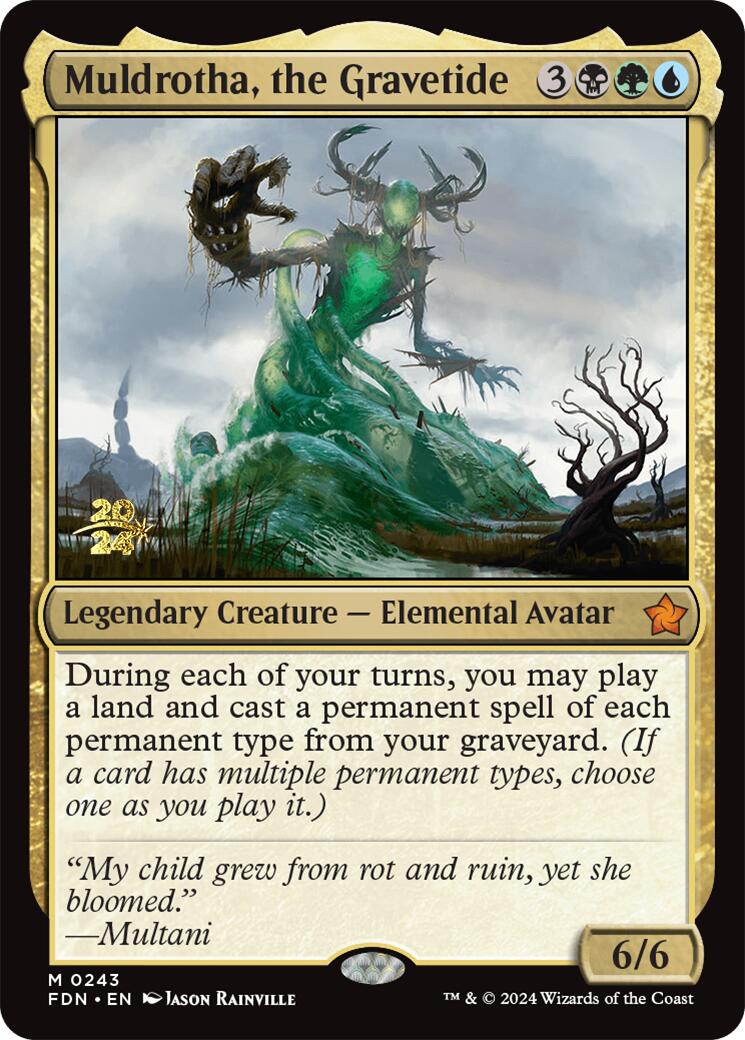 Muldrotha, the Gravetide [Foundations Prerelease Promos] | Galaxy Games LLC