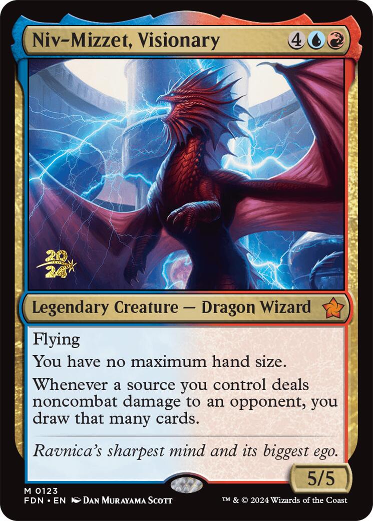 Niv-Mizzet, Visionary [Foundations Prerelease Promos] | Galaxy Games LLC