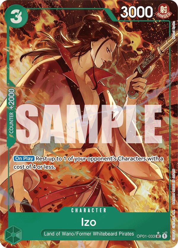 Izo (OP01-033) (Alternate Art) [Premium Booster -The Best-] | Galaxy Games LLC
