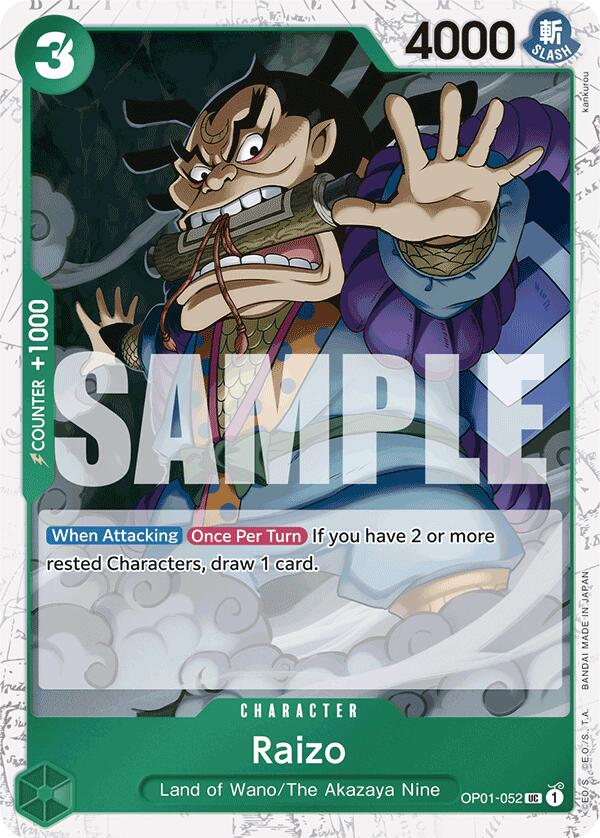 Raizo (Jolly Roger Foil) [Premium Booster -The Best-] | Galaxy Games LLC