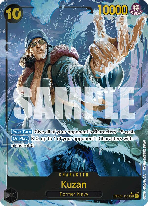 Kuzan (OP02-121) (Alternate Art) [Premium Booster -The Best-] | Galaxy Games LLC