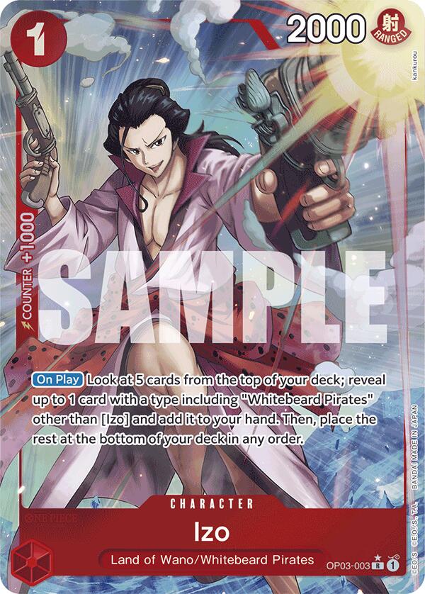 Izo (OP03-003) (Full Art) [Premium Booster -The Best-] | Galaxy Games LLC