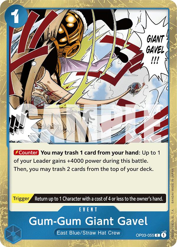 Gum-Gum Giant Gavel (Jolly Roger Foil) [Premium Booster -The Best-] | Galaxy Games LLC